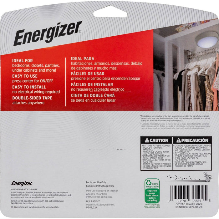 Energizer Tap LED Moon Cabinet Lights
