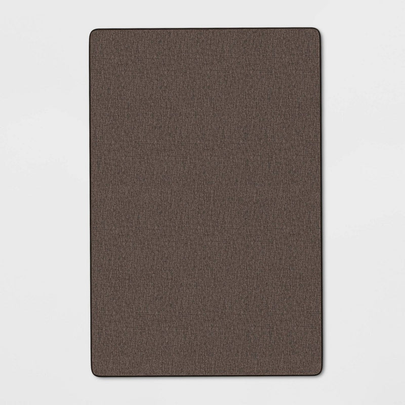 2'x3' Solid Utility Accent Rug Black - Made By Design (LOCAL PICKUP ONLY)