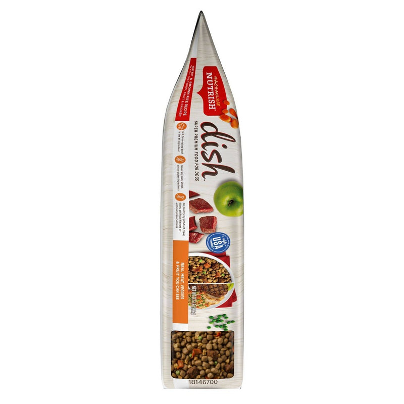 Rachael Ray Nutrish Dish Beef & Brown Rice Recipe Super Premium Dry Dog Food - 11.5lbs