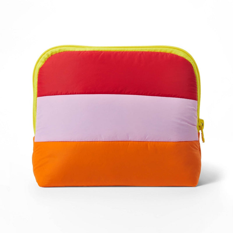 Color Block Zipper Pouch Red/Pink/Orange - LEGO Collection x Target