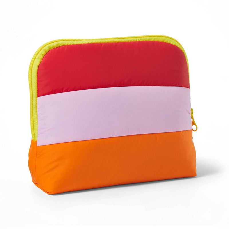 Color Block Zipper Pouch Red/Pink/Orange - LEGO Collection x Target