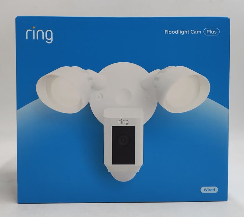 Ring Floodlight Cam Wired Plus - White