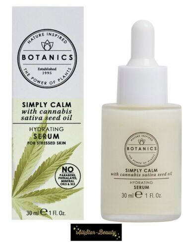 Botanics Simply Calm Hydrating Serum For Stress Skin 1 oz