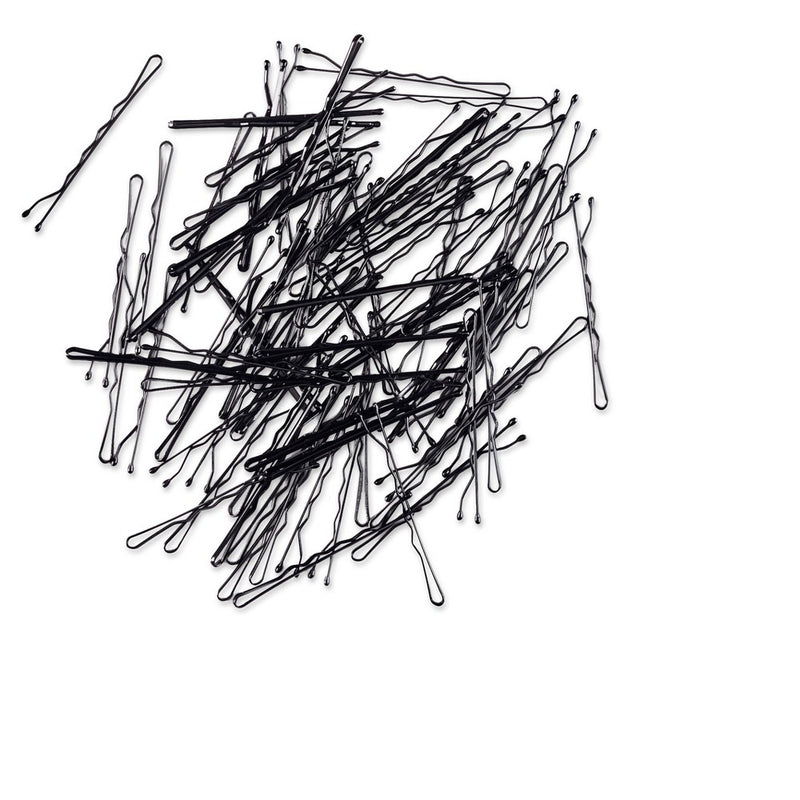 scunci Black Bobby Pins for All Hair Types - 80pk