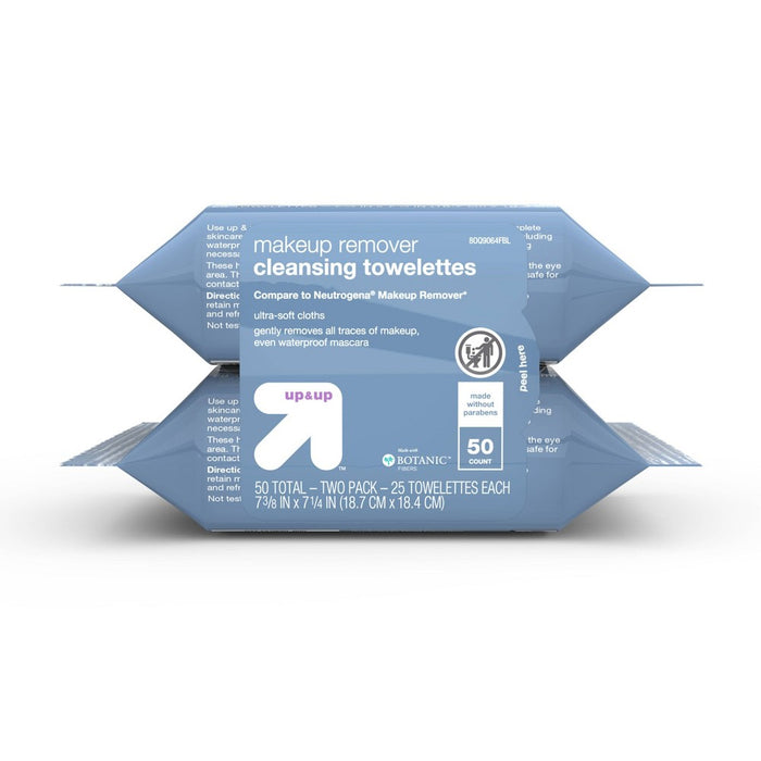 Makeup Remover Facial Wipes - 50ct - up & up