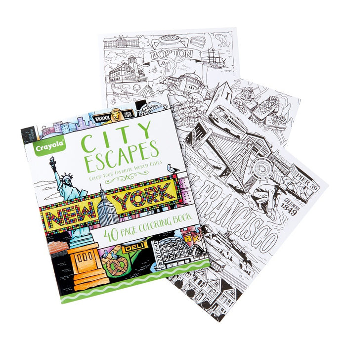 Crayola 40pg City Escapes Coloring Book