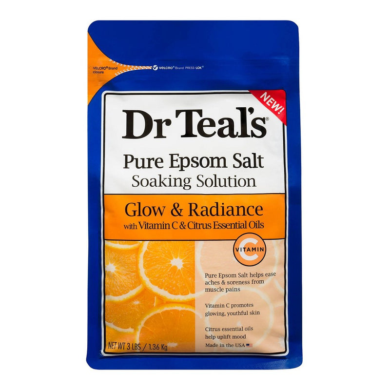 Dr Teal's Glow and Radiance Epsom Bath Soaks - 48oz