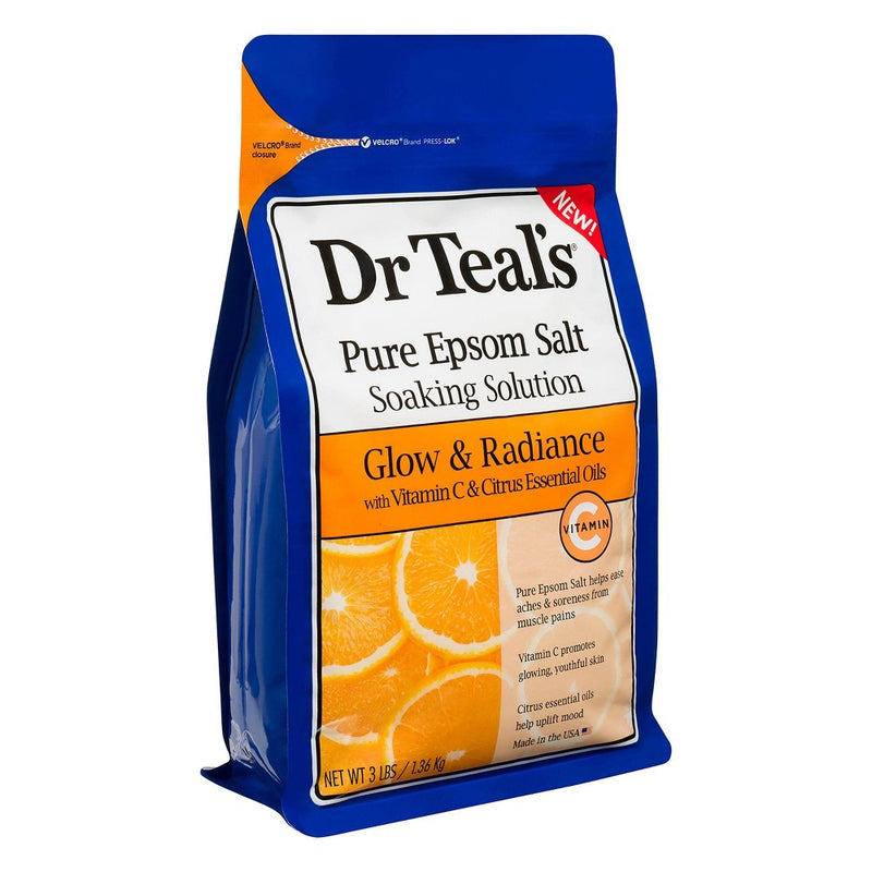 Dr Teal's Glow and Radiance Epsom Bath Soaks - 48oz
