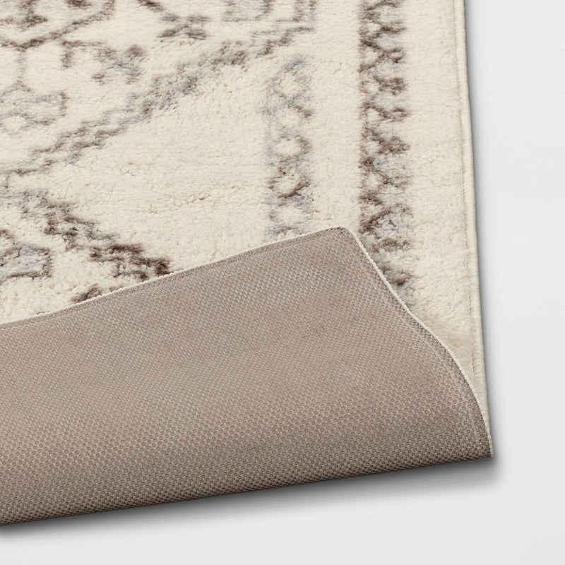 2'x7' Runner Kensington Washable Persian Style Cream Rug Cream - Threshold (LOCAL PICKUP ONLY)