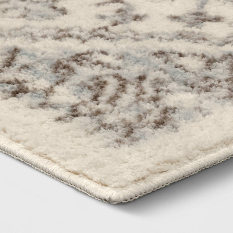 2'x7' Runner Kensington Washable Persian Style Cream Rug Cream - Threshold (LOCAL PICKUP ONLY)