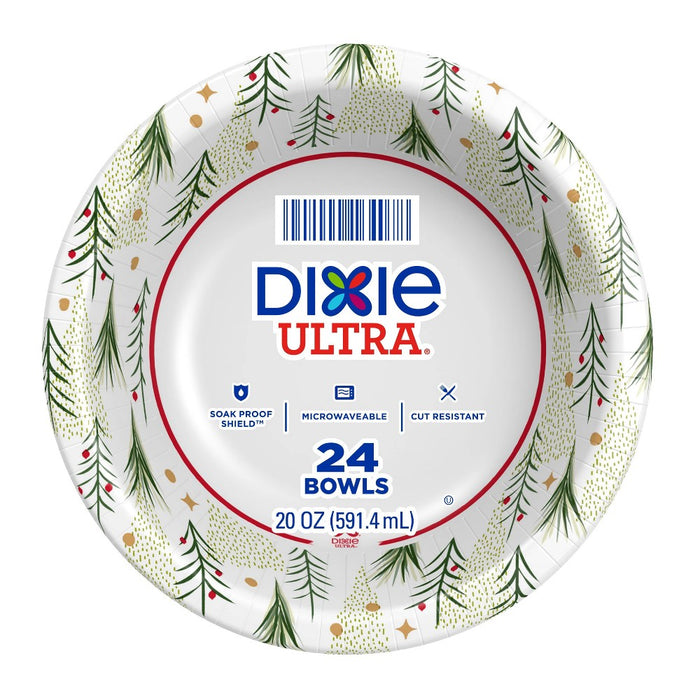 Dixie Ultra Bowls Holiday '21 - 24ct/20oz