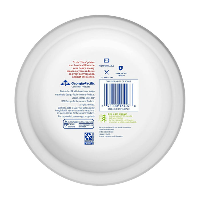 Dixie Ultra Bowls Holiday '21 - 24ct/20oz