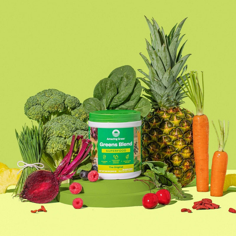 Amazing Grass Greens and Superfood Blend Powder - Original - 8.5oz