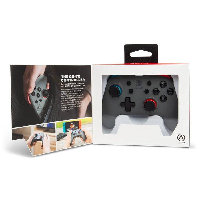 PowerA Enhanced Nano Wireless Controller for Nintendo Switch - Gray