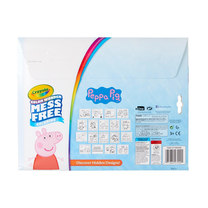 Crayola Color Wonder Peppa Pig Coloring Pages Set