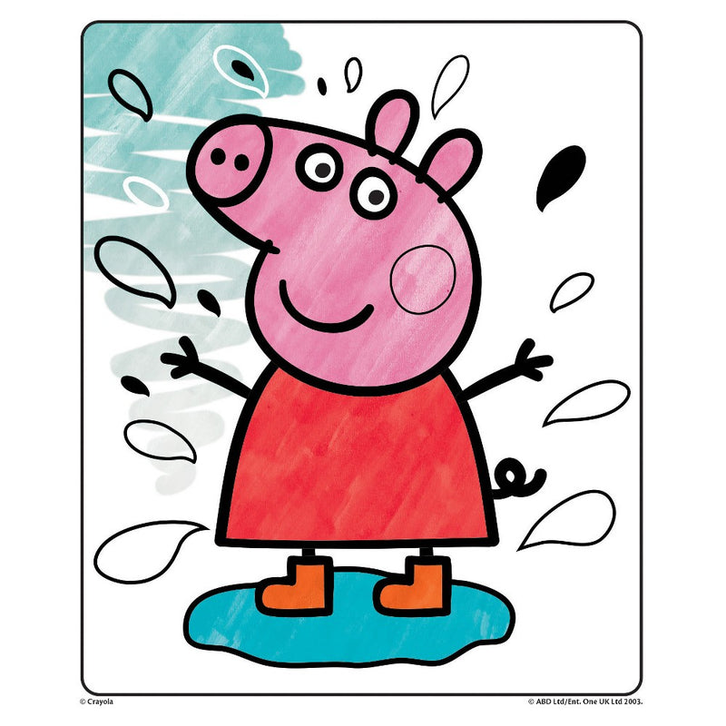 Crayola Color Wonder Peppa Pig Coloring Pages Set