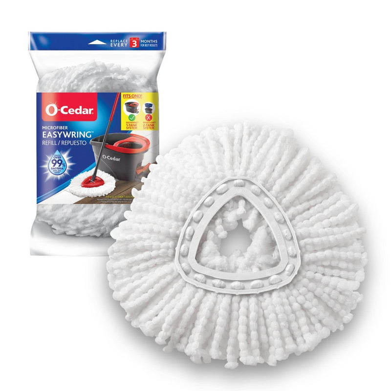 O-Cedar EasyWring Spin Mop Refill - White