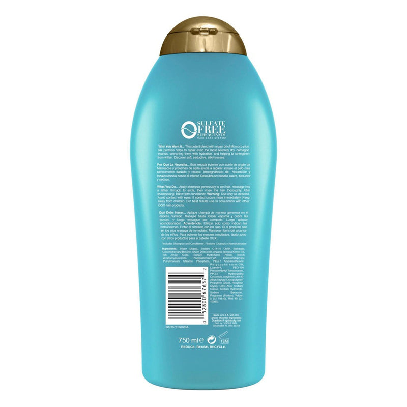 OGX Extra Strength Argan Oil of Morocco Shampoo for Dry, Damaged Hair - 25.4 fl oz