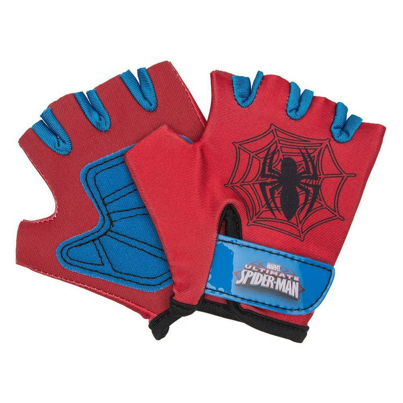 Bell Spider-Man Bicycle Hand Elbow and Knee Pad Set (current) - XS