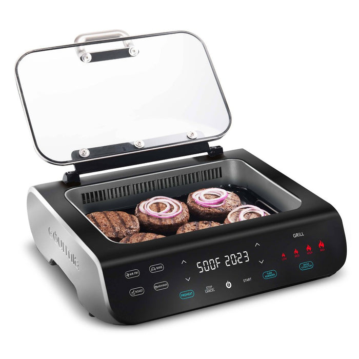 Gourmia FoodStation 5-in-1 Smokeless Grill & Air Fryer with Smoke-Extracting Technology (LOCAL PICKUP ONLY)