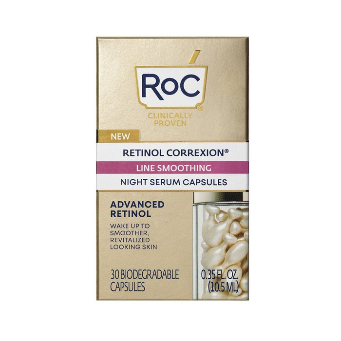 RoC Retinol Capsules Anti-Aging Night Retinol Face Serum Treatment - 30ct