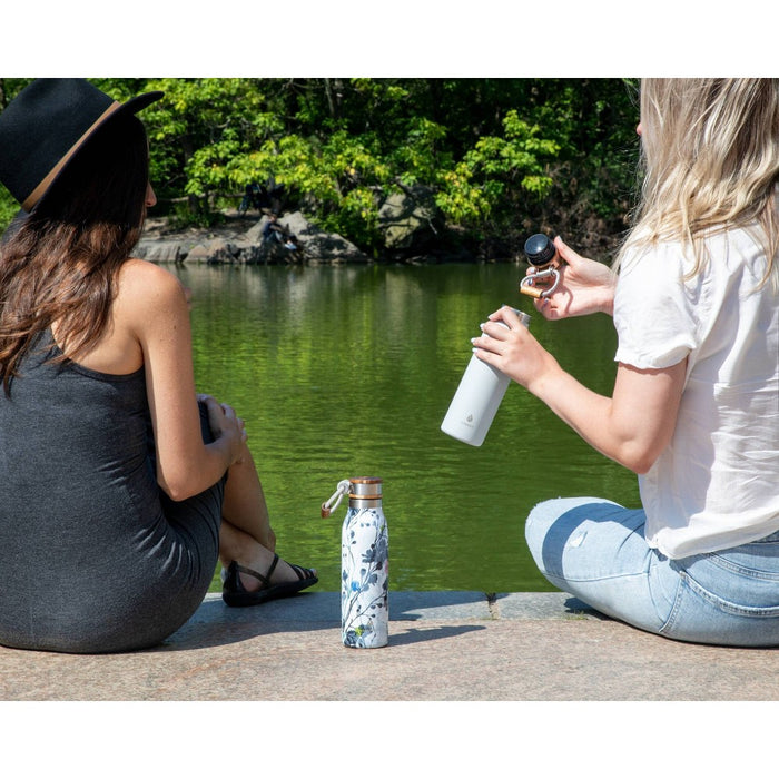 Manna 18oz Stainless Steel Ascend Hydration Bottle Silver