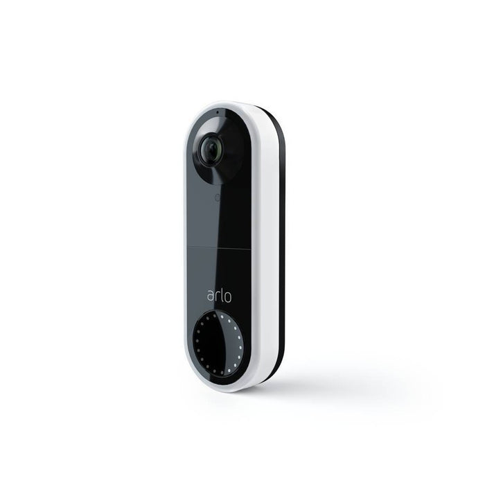 Arlo Essential 1080p Wired Video Doorbell - White