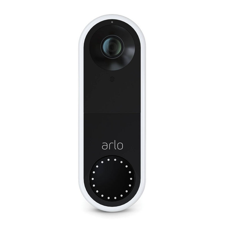 Arlo Essential 1080p Wired Video Doorbell - White