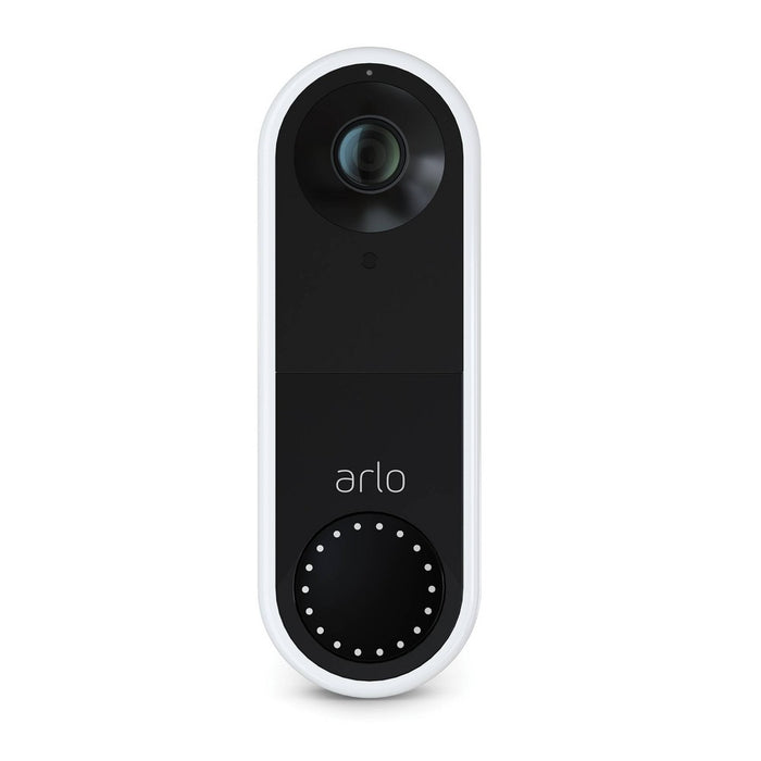Arlo Essential 1080p Wired Video Doorbell - White