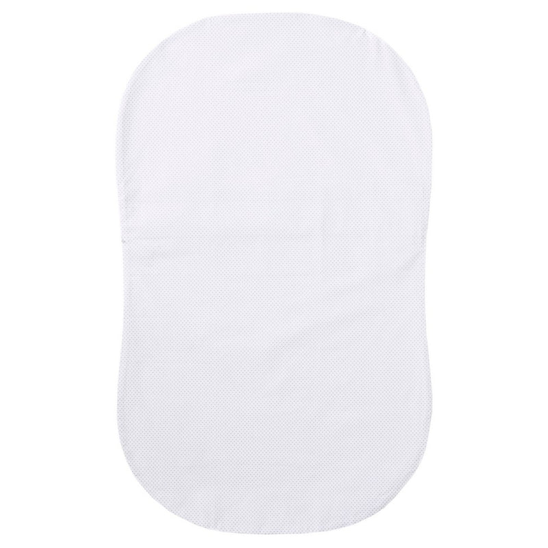 HALO Innovations Bassinest 100% Cotton Fitted Sheet - Gray Pin Dot