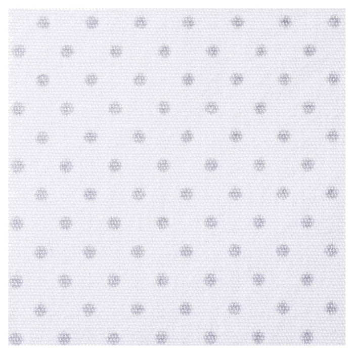 HALO Innovations Bassinest 100% Cotton Fitted Sheet - Gray Pin Dot