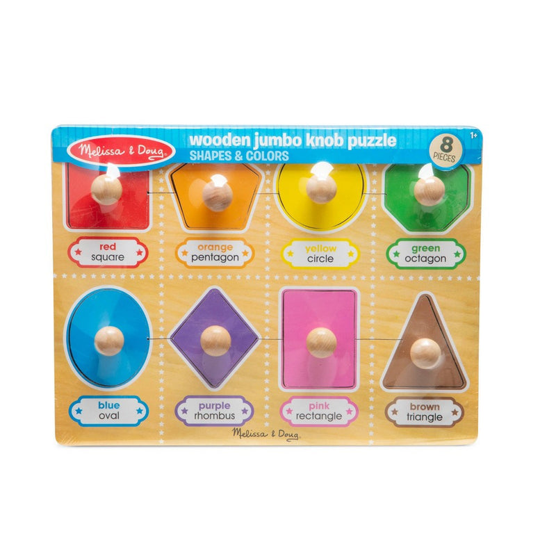 Melissa & Doug Jumbo Knob Shapes 8pc