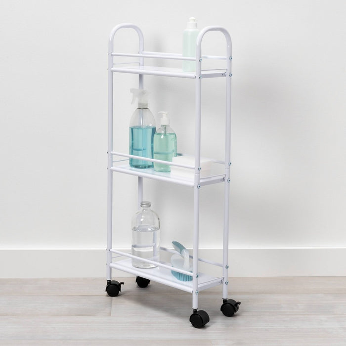 Narrow Storage Cart White - Room Essentials