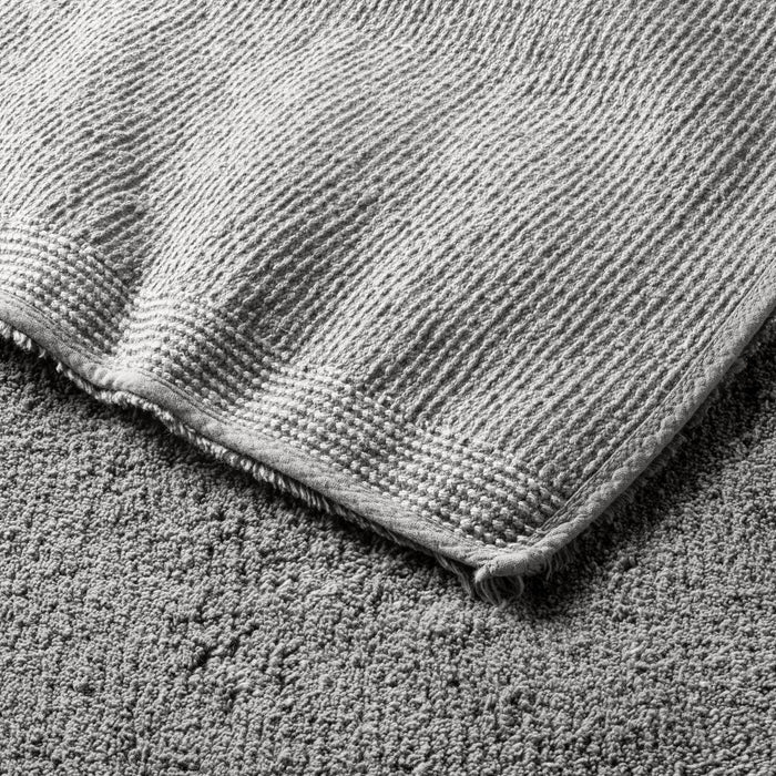 21"x34" Ultra Soft Tufted Bath Rug Dark Gray - Casaluna