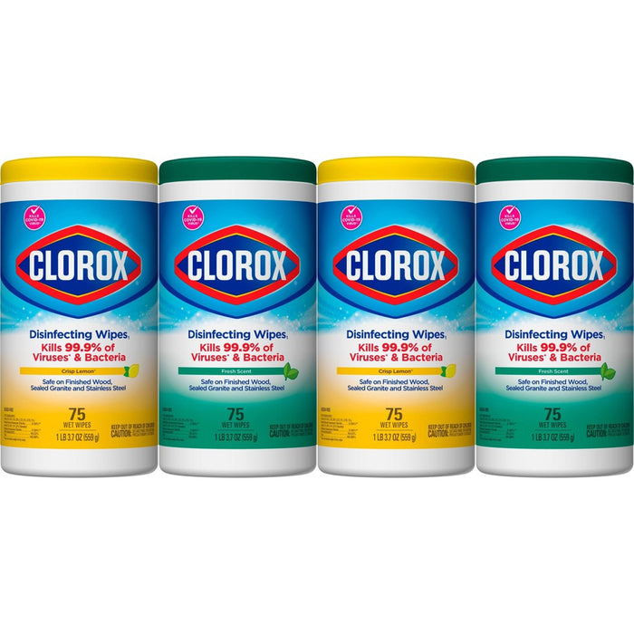 Clorox Disinfecting Wipes Value Pack - 75ct/4pk