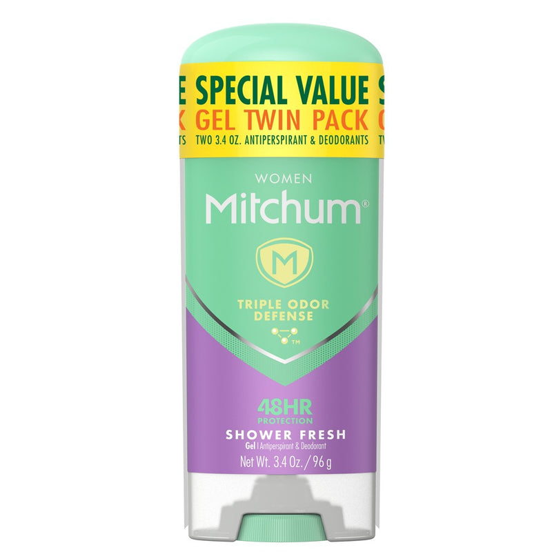 Mitchum Women's Advanced Control Shower Fresh Gel Antiperspirant & Deodorant Twin Pack - 6.8oz