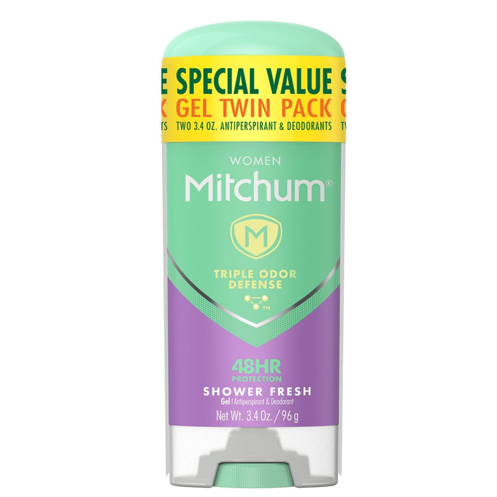 Mitchum Women's Advanced Control Shower Fresh Gel Antiperspirant & Deodorant Twin Pack - 6.8oz