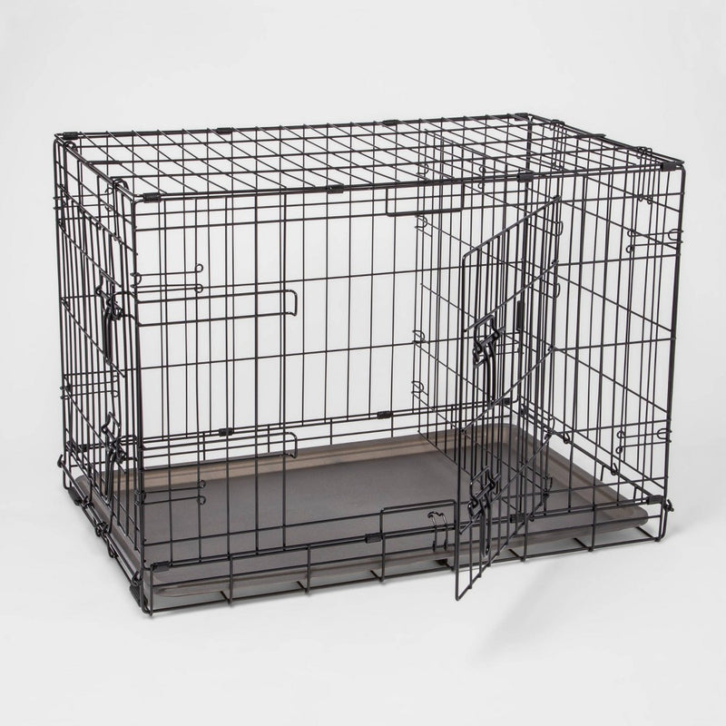 Wire Collapsible Dog Crate - XS/S - Black - Boots & Barkley (LOCAL PICKUP ONLY)