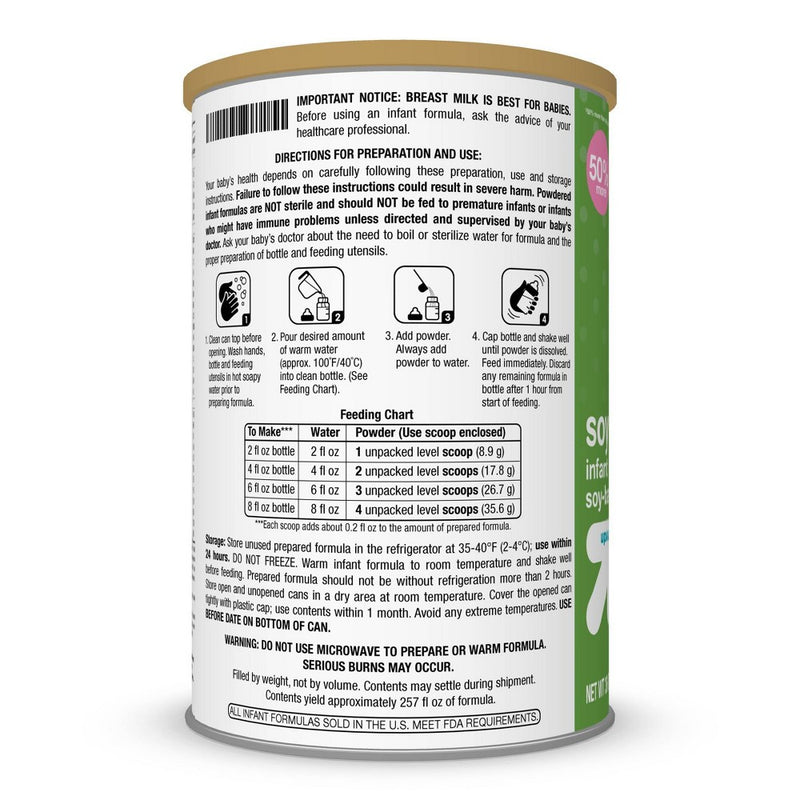 Soy Powder Infant Formula - 36oz - up & up