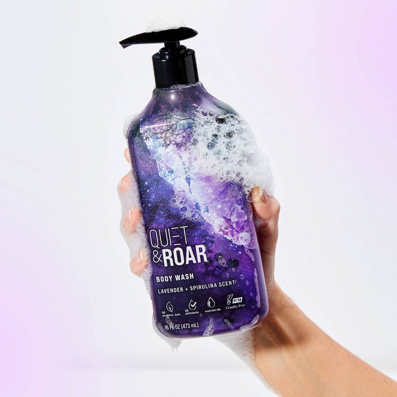 Quiet & Roar Lavender & Spirulina Body Wash made with Essential Oils - 16 fl oz31