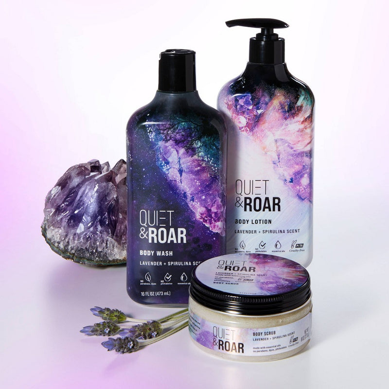 Quiet & Roar Lavender & Spirulina Body Wash made with Essential Oils - 16 fl oz31