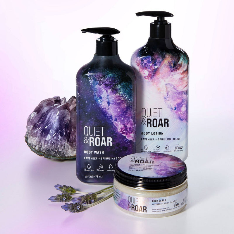 Quiet & Roar Lavender & Spirulina Body Wash made with Essential Oils - 16 fl oz31