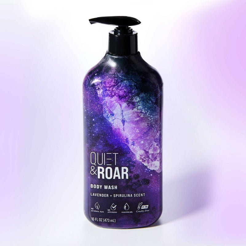 Quiet & Roar Lavender & Spirulina Body Wash made with Essential Oils - 16 fl oz31