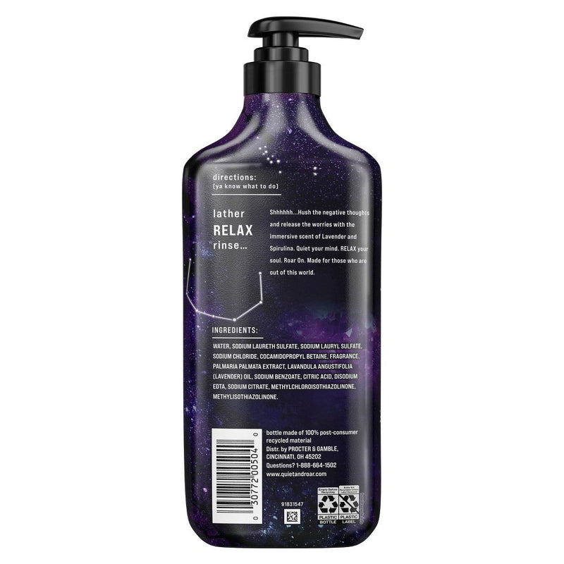 Quiet & Roar Lavender & Spirulina Body Wash made with Essential Oils - 16 fl oz31