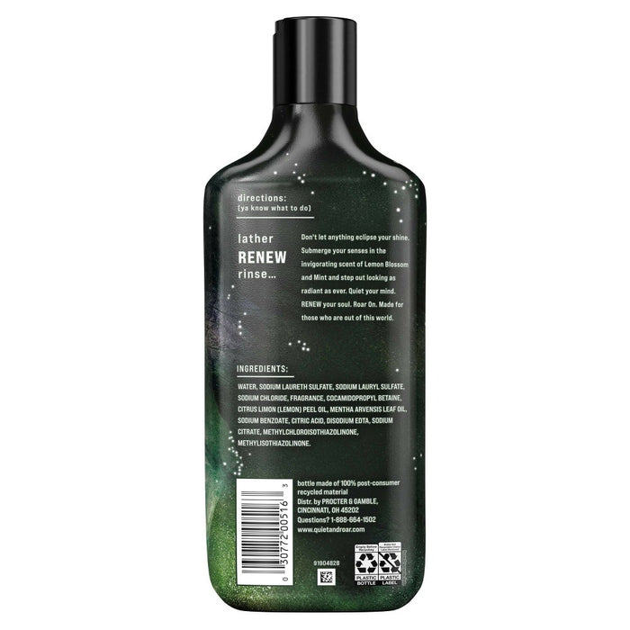 Quiet & Roar Lemon Blossom & Mint Body Wash with Essential Oils-16 oz2