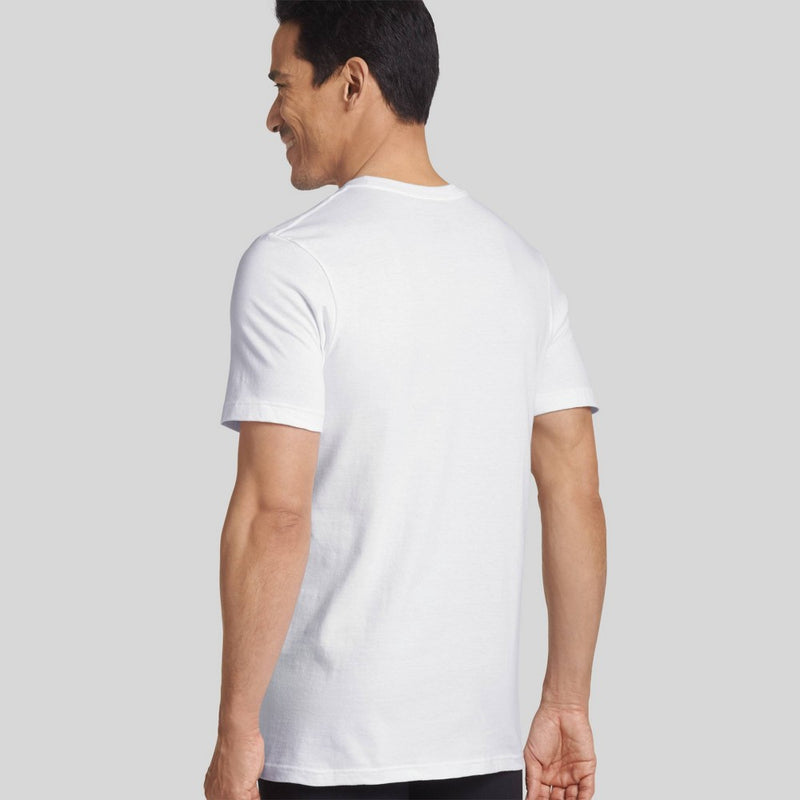 Jockey Generation Men's Stay New Cotton 3pk Crew Neck Short Sleeve T-Shirt - White M