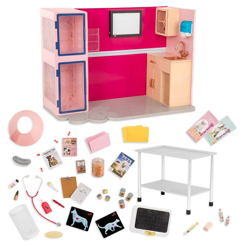 Our Generation Healthy Paws Vet Clinic Playset for 18" Dolls *BRAND NEW IN BOX* (LOCAL PICKUP ONLY)