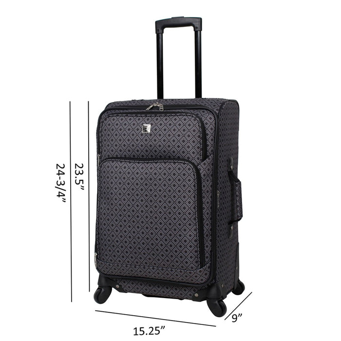 Skyline 4pc Luggage Set - Gray Geo