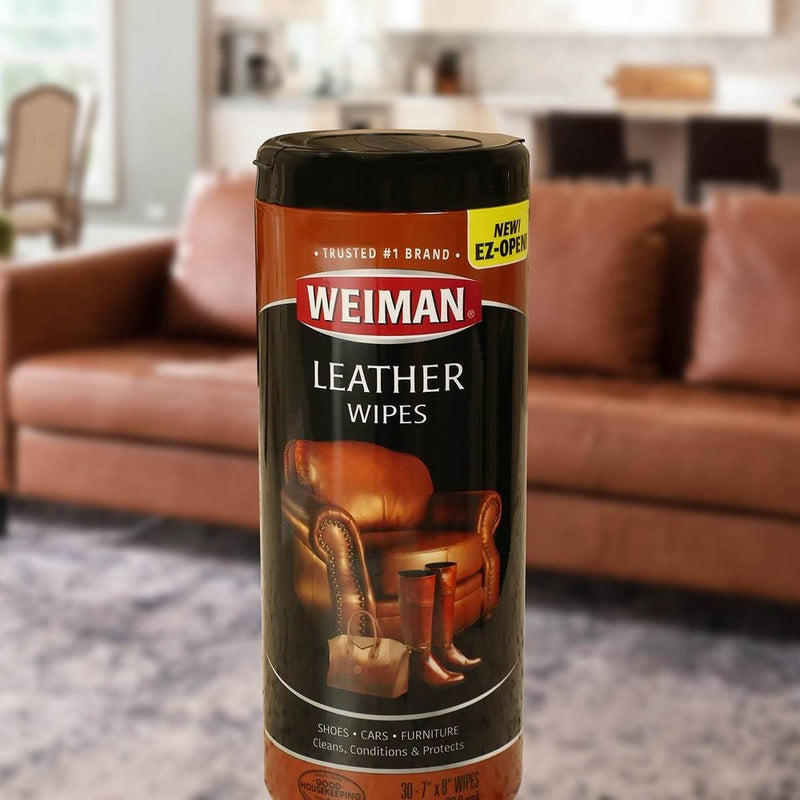 Weiman Leather Wipes - 30ct