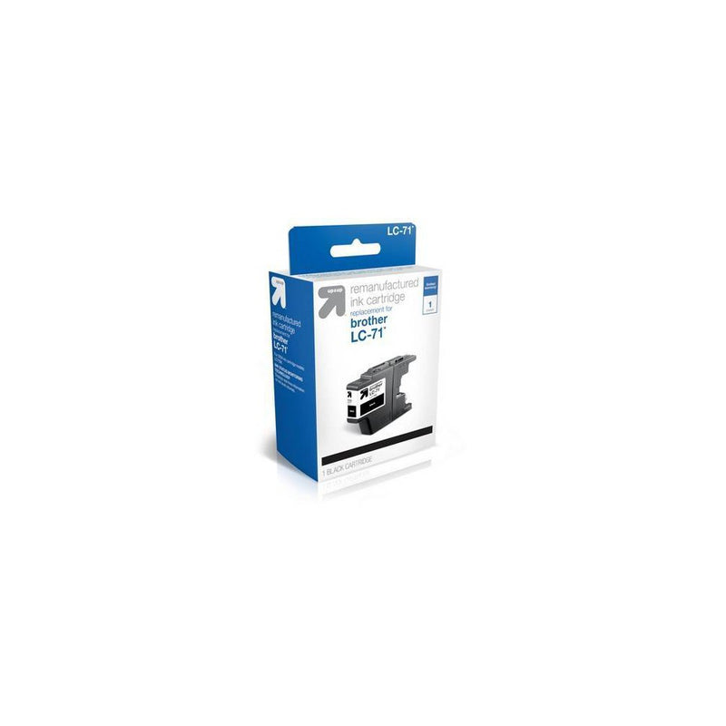 Remanufactured Single Black Standard Ink Cartridge - Compatible with Brother LC 71 Ink Series Printer - up & up